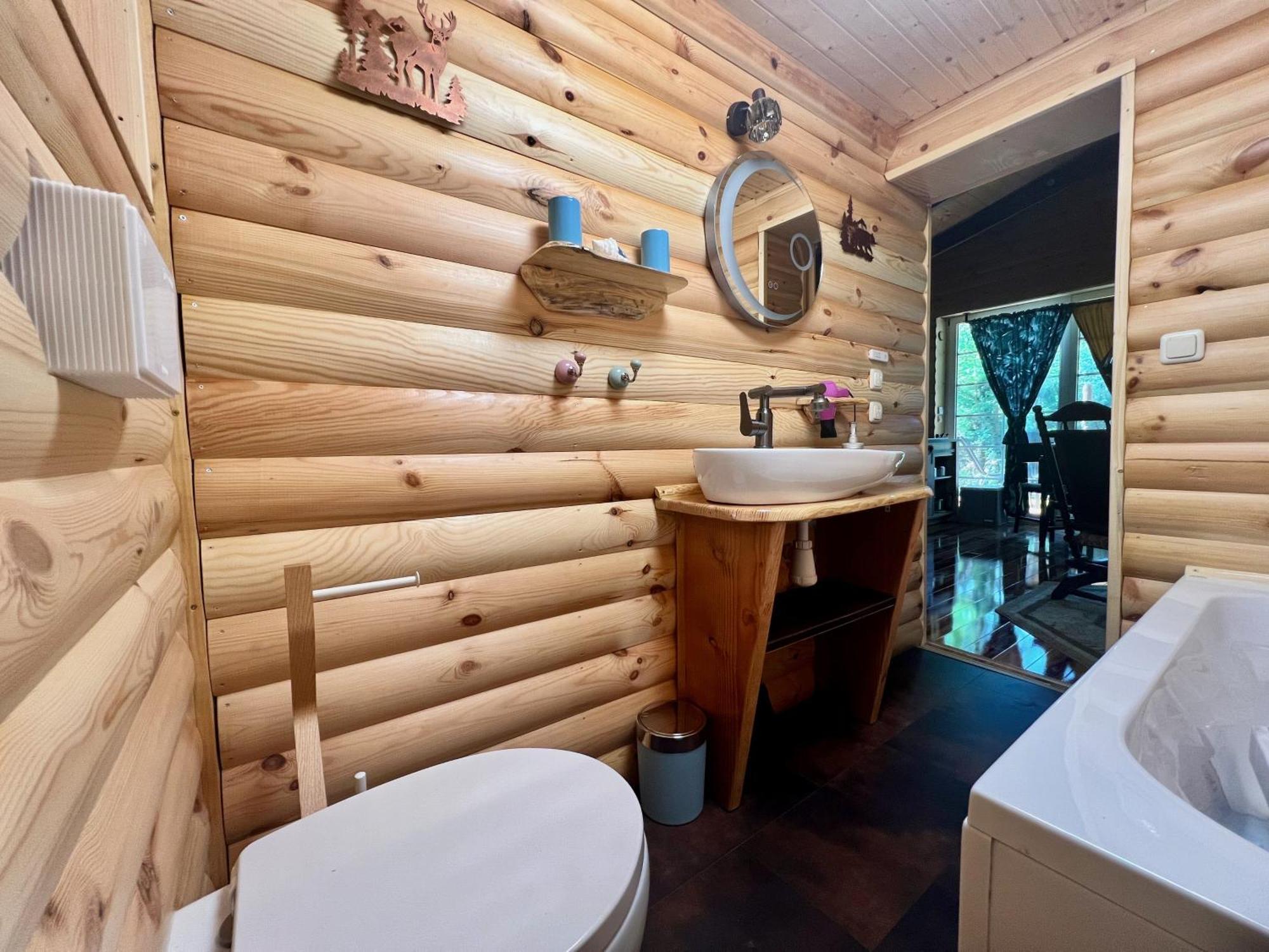 Holzhaus Baerenhoehle Am Wald Und See Neuruppin Zewnętrze zdjęcie